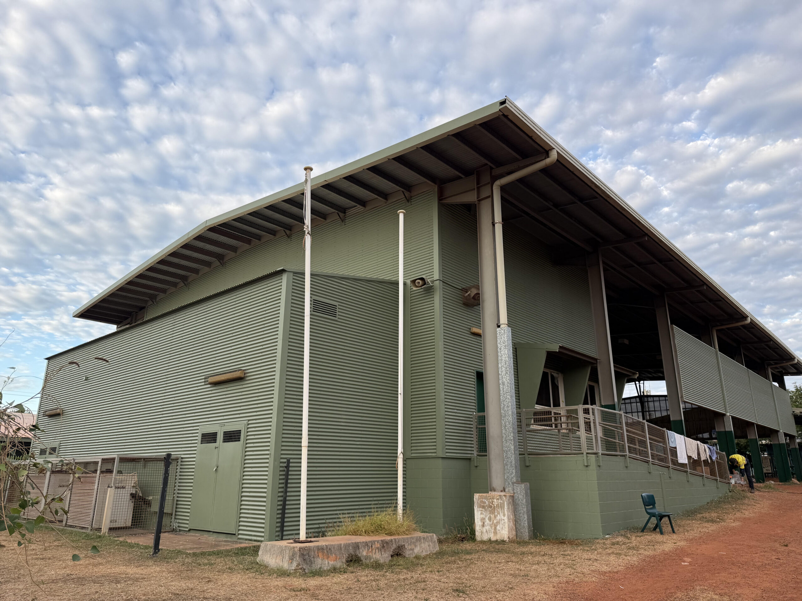 Completed exterior painting at Numbulwar School, Roper Gulf NT